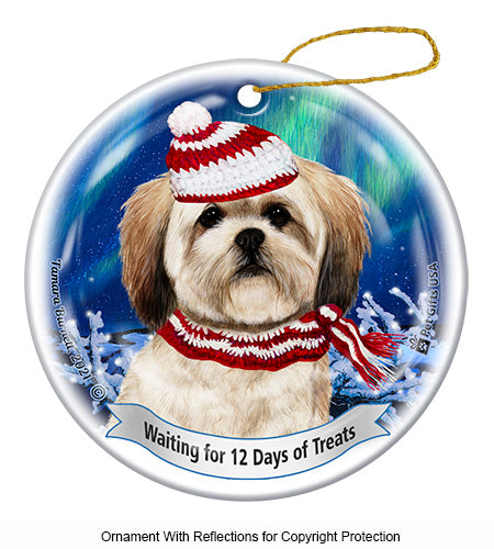 Lhaso Apso 12 Days of Treats Ornament