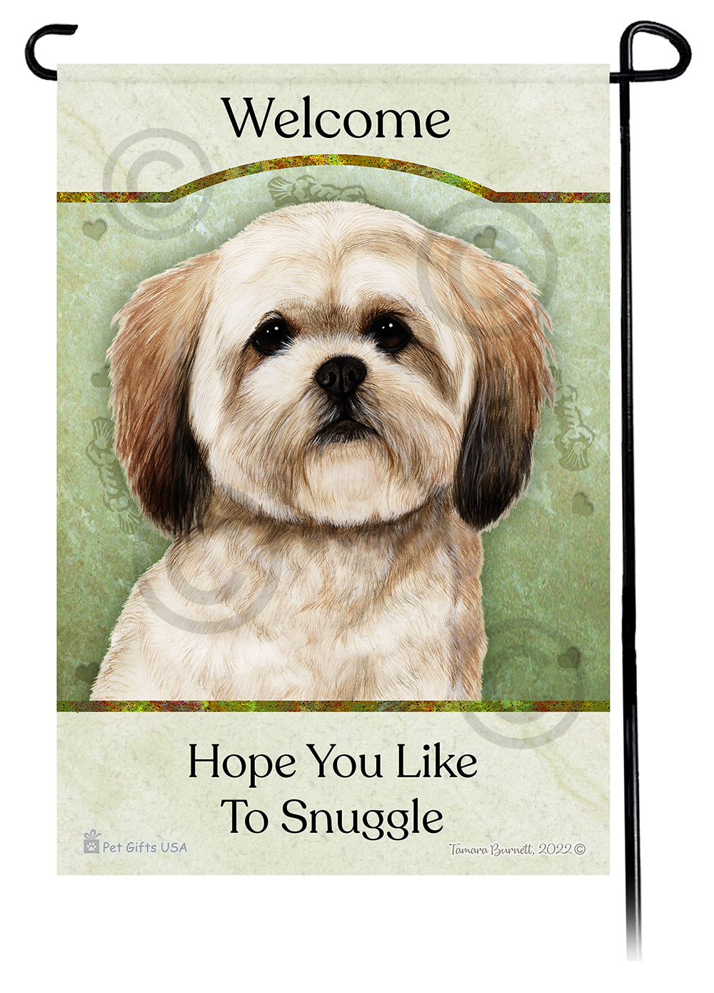 Lhasa Apso Hope You Like To Snuggle - Garden Flag