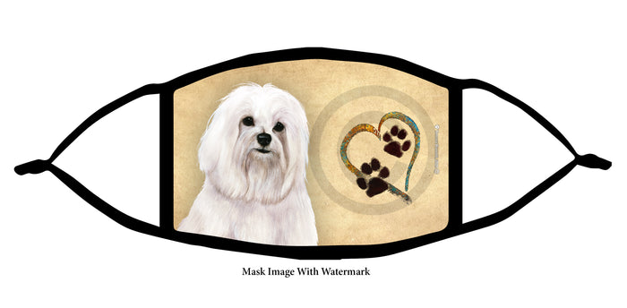 Maltese (Adult) Face Mask