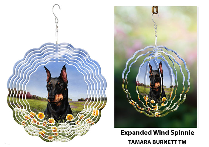 Manchester Terrier Wind Spinner