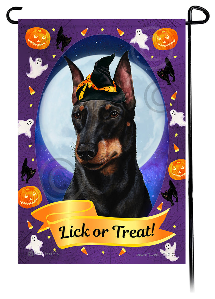 Manchester Terrier Halloween Howls Garden Flags