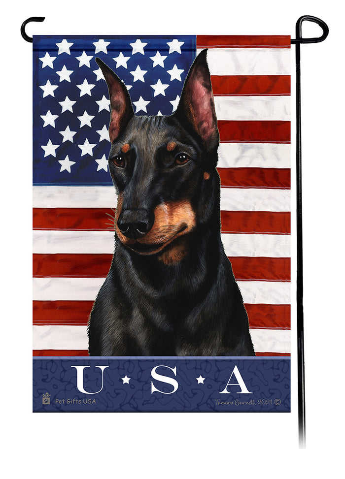 Manchester Terrier True Blue Garden Flags