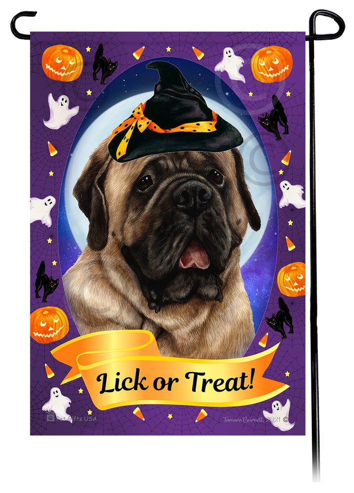 Mastiff Halloween Howls Garden Flags
