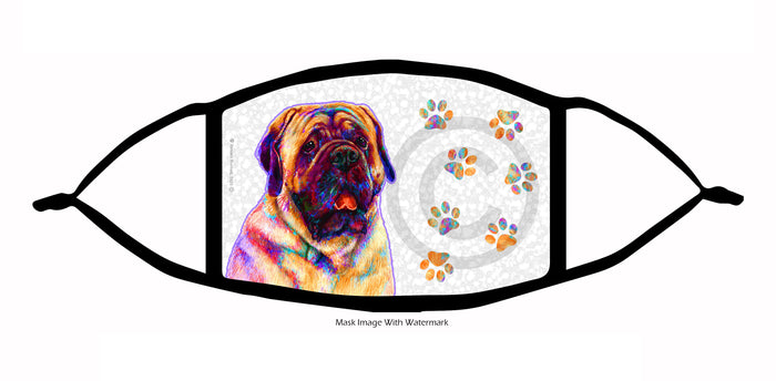 Mastiff (Fawn) Face Mask
