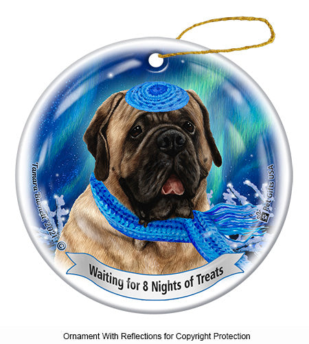 Mastiff Fawn Hanukkah Ornament