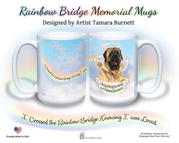 Mastiff Fawn Memorial Mug 15 oz