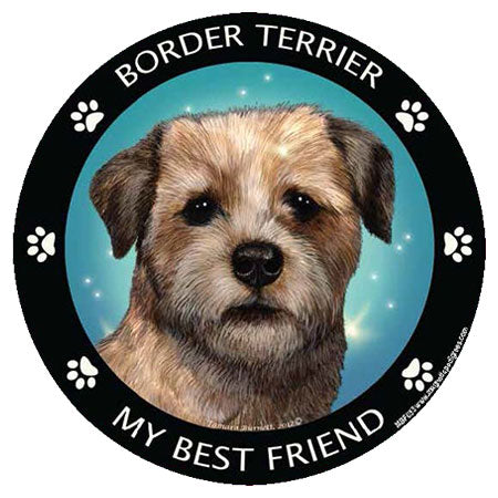 Border Terrier My Best Friend Magnets