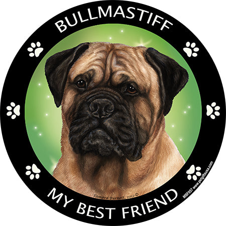 Bullmastiff My Best Friend Magnets