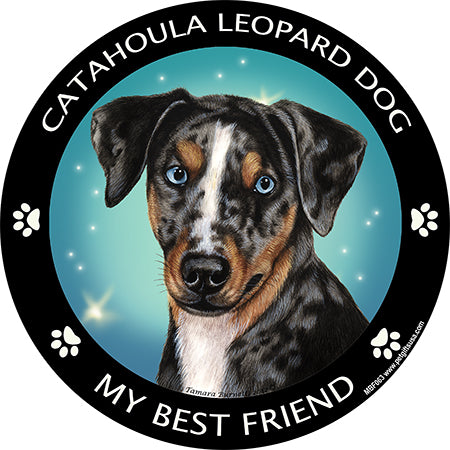 Catahoula Leopard Dog My Best Friend Magnets