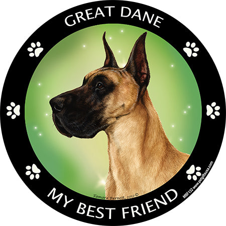 Great Dane My Best Friend Magnets