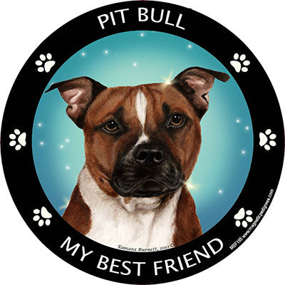 Pit Bull My Best Friend Magnets