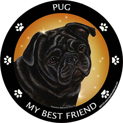 Pug My Best Friend Magnets