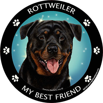 Rottweiler My Best Friend Magnets
