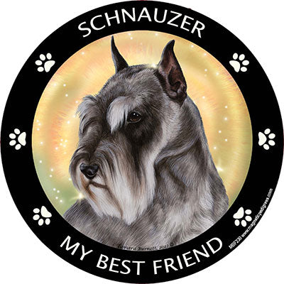 Schnauzer My Best Friend Magnets