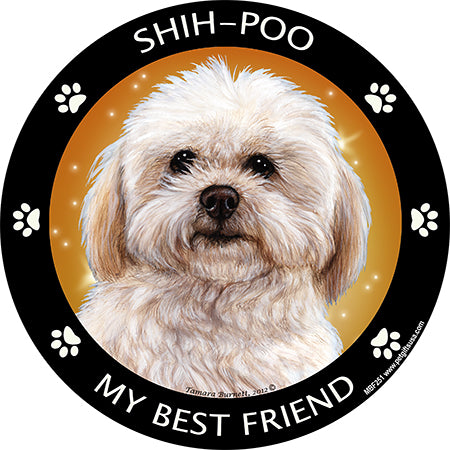 Shih Poo My Best Friend Magnets