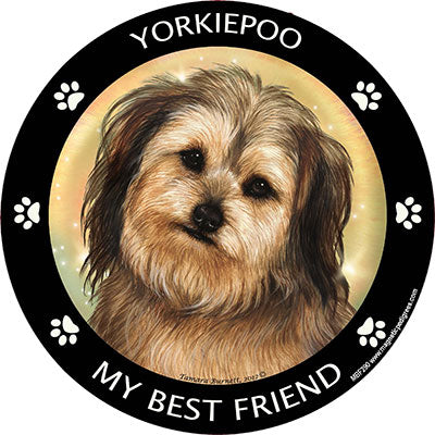 Yorkipoo My Best Friend Magnets
