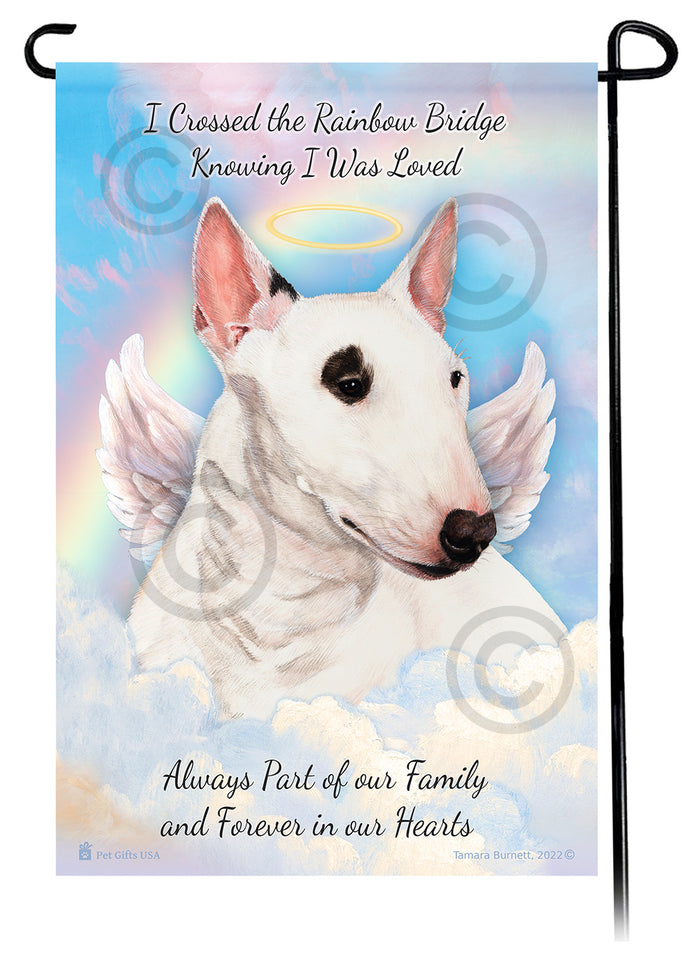Bull Terrier Mini Memorial Garden Flags