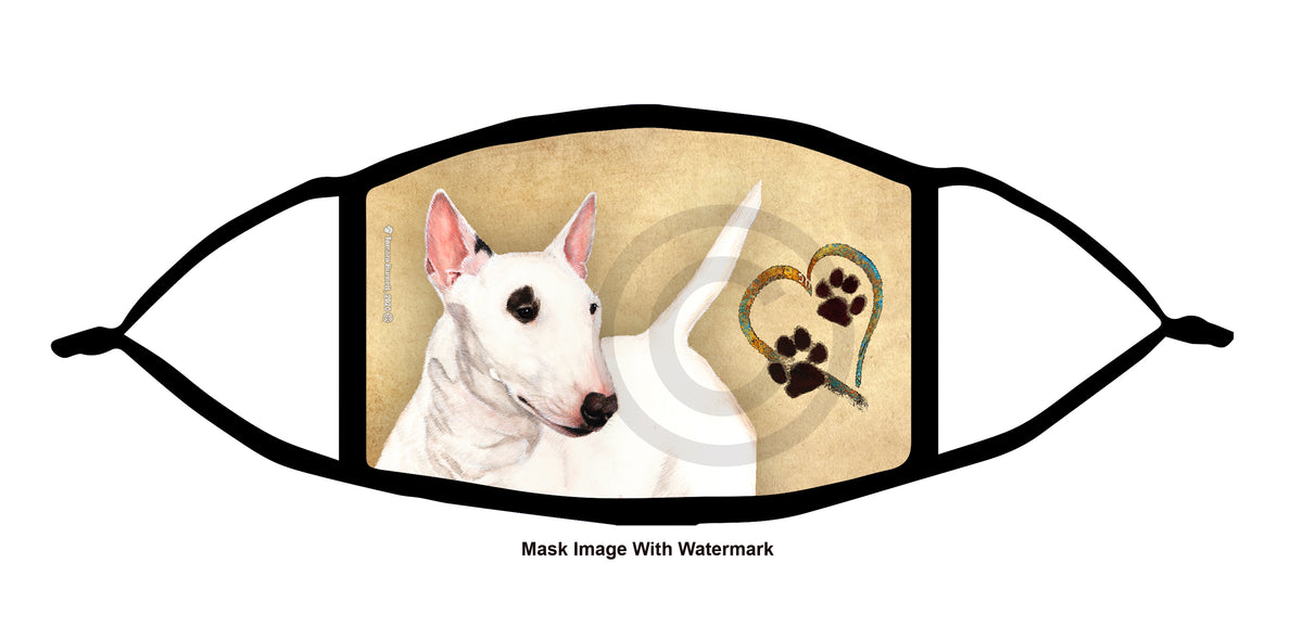 Miniature Bull Terrier Face Mask
