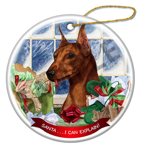 Min Pin Red Ornament