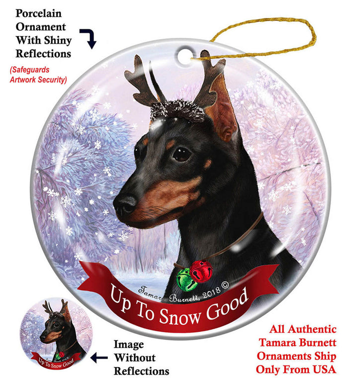 Min Pin - Up To Snow Good Ornament