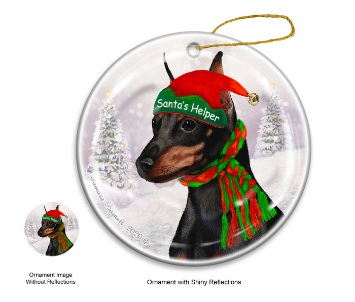 Min Pin - Santa's Helper Ornament