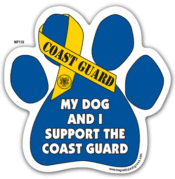  Military Paw Shaped Magnets