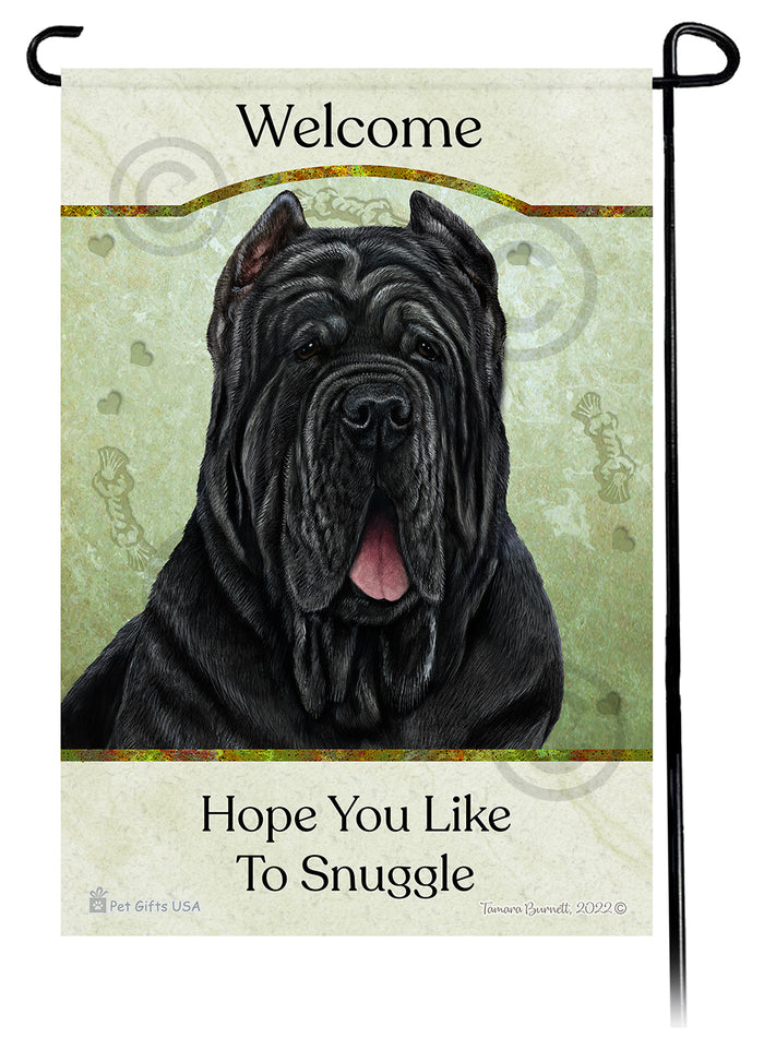 Neapolitan Mastiff Hope You Like To Snuggle Garden Flags