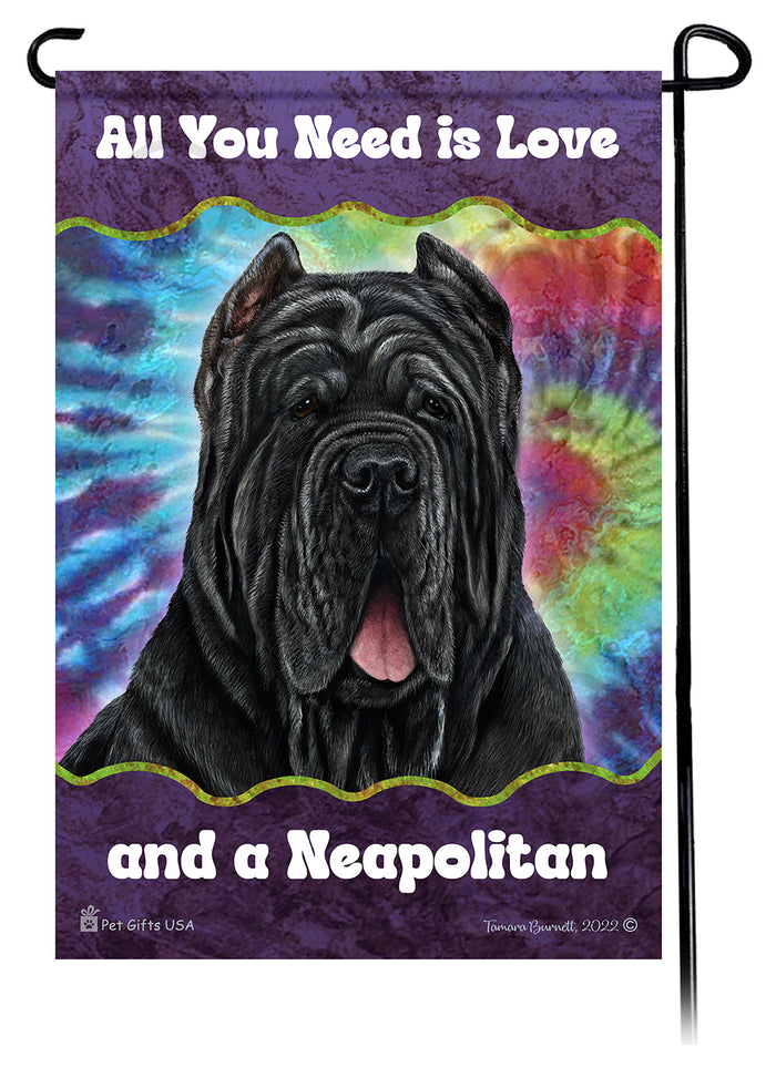Neapolitan Mastiff All You Need Is Love Garden Flags