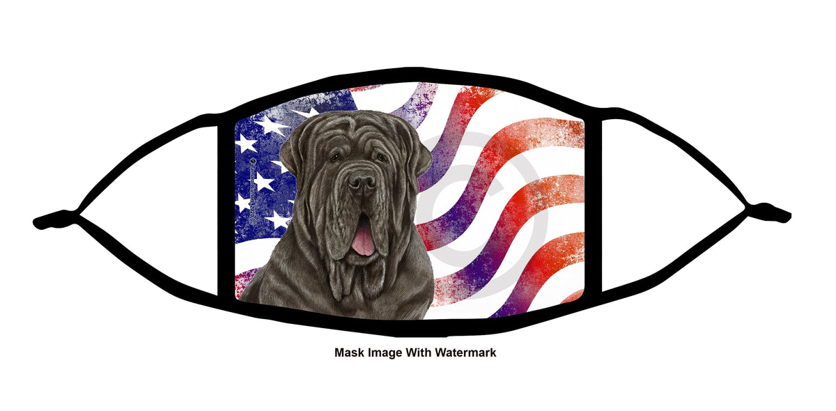Neapolitan Mastiff (Tawny, Uncropped) Face Mask