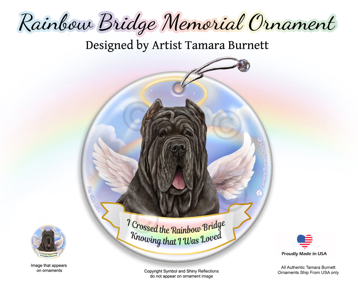 Neapolitan Mastiff Cropped Tawny Ornament