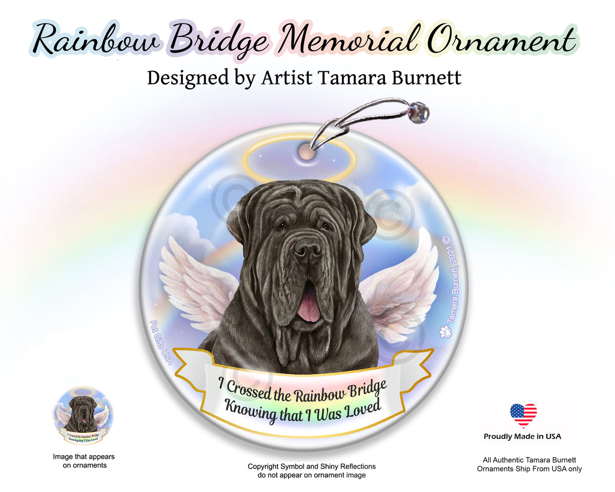 Neapolitan Mastiff Uncropp Tawny Ornament