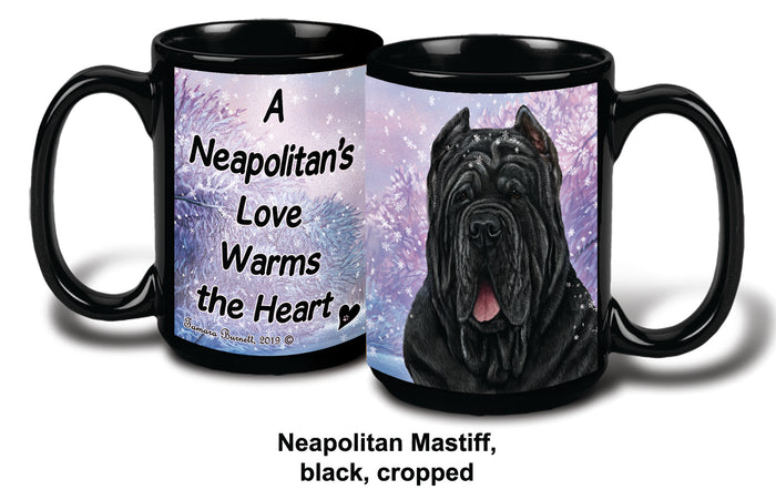 Neopol. Mastiff Crop Black Winter Mug 15 oz