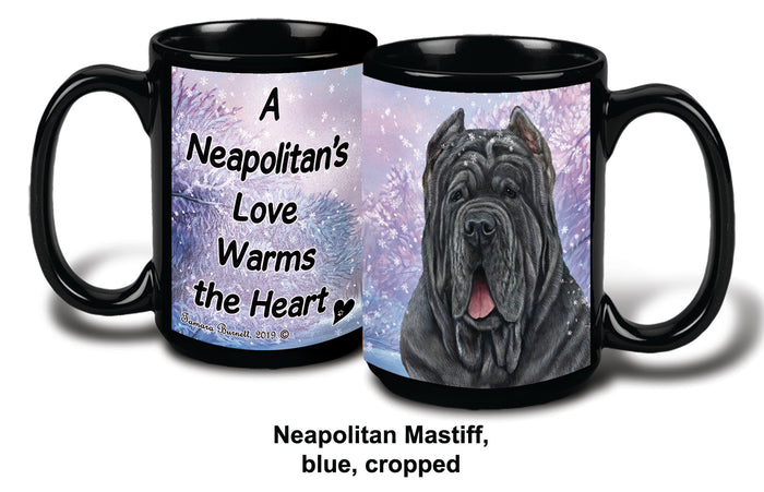 Neopol. Mastiff Crop Blue Winter Mug 15 oz