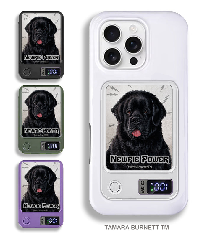 Newfoundland Black Phone Bank Wireless Charger