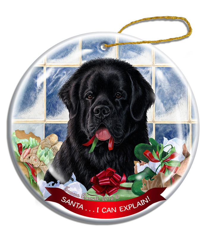 Newfoundland - Santa I Can Explain Ornament