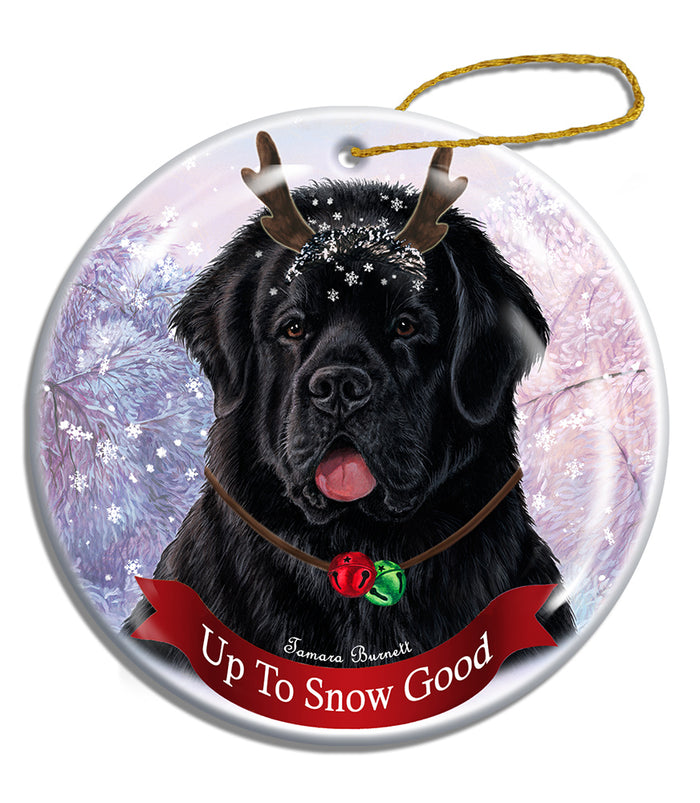 Newfoundland - Up To Snow Good Ornament
