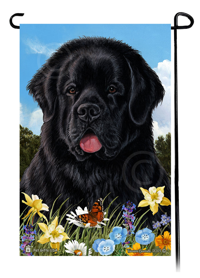 Newfoundland Summer Flowers Garden Flags
