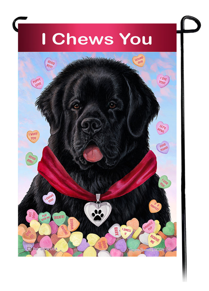 Newfoundland Valentine Sweetheart Garden Flags