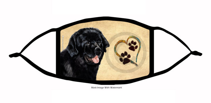 Newfoundland (Black) Face Mask
