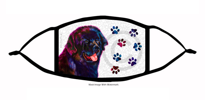 Newfoundland (Black) Face Mask