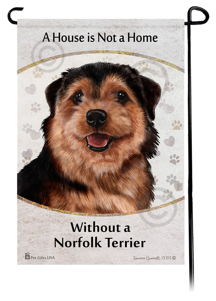 Norfolk Terrier House Is Not A Home Garden Flag