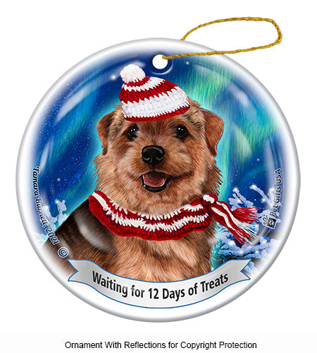 Norfolk Terrier 12 Days of Treats Ornament