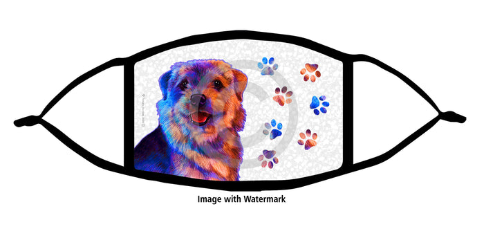 Norfolk Terrier Grizzle Face Mask