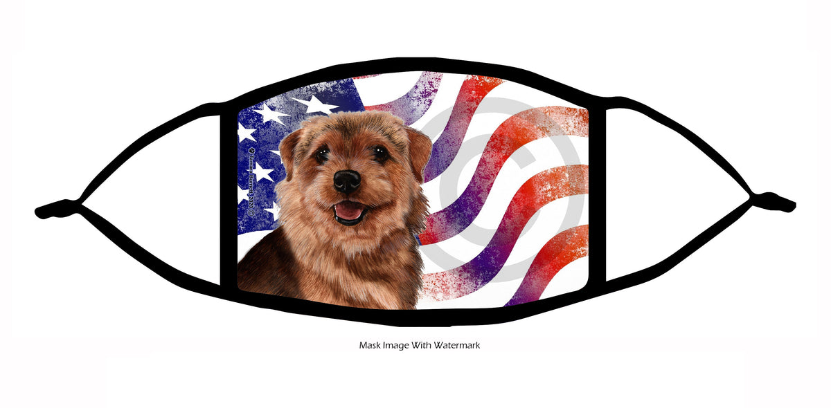 Norfolk Terrier (Grizzle) Face Mask