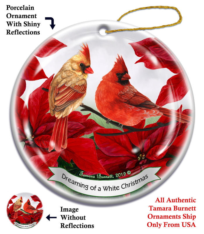 Northern Cardinal - Up To Snow Good Ornament