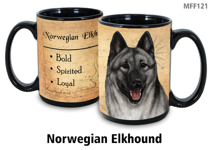 Norwegian Elkhound - My Faithful Friends Mug 15 oz