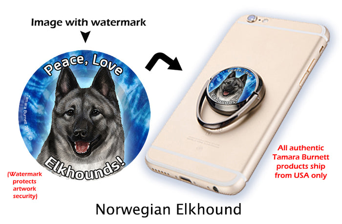 Norwegian Elkhound Phone Stand
