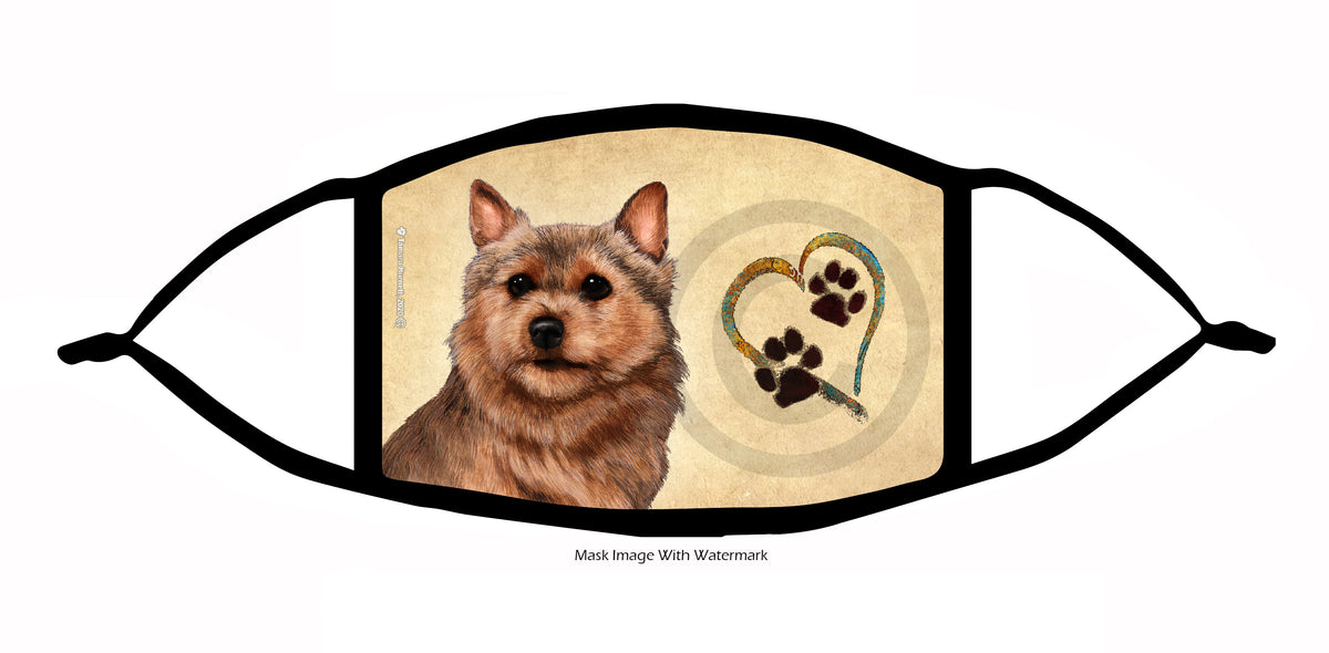 Norwich Terrier (Grizzle) Face Mask
