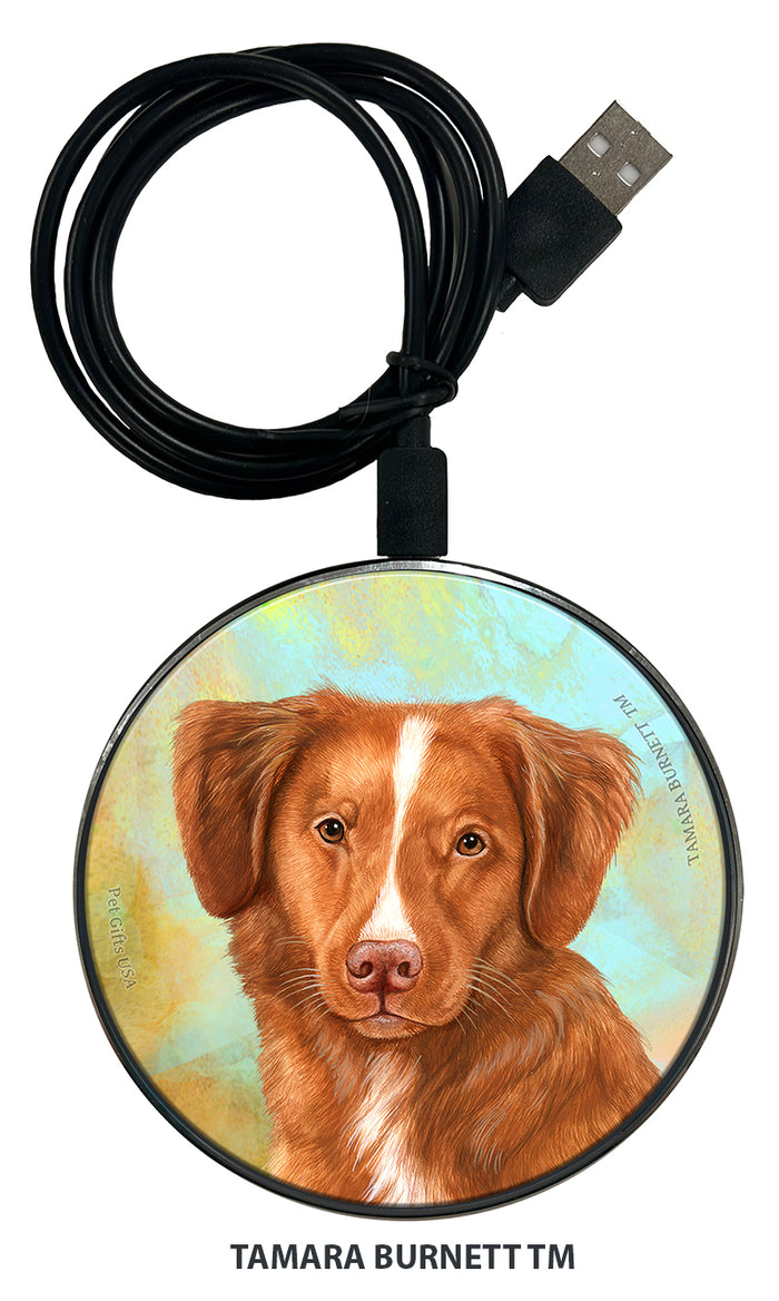 Nova Scotia Duck Tolling Retriever Zoomies Wireless Charger
