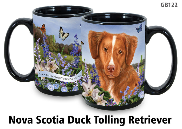 Nova Scotia Duck Tolling Retriever - Garden Party Fun Mug 15 oz